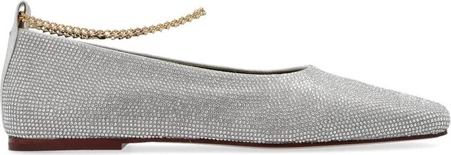 Maria Luca Chain Detail Flat Shoes