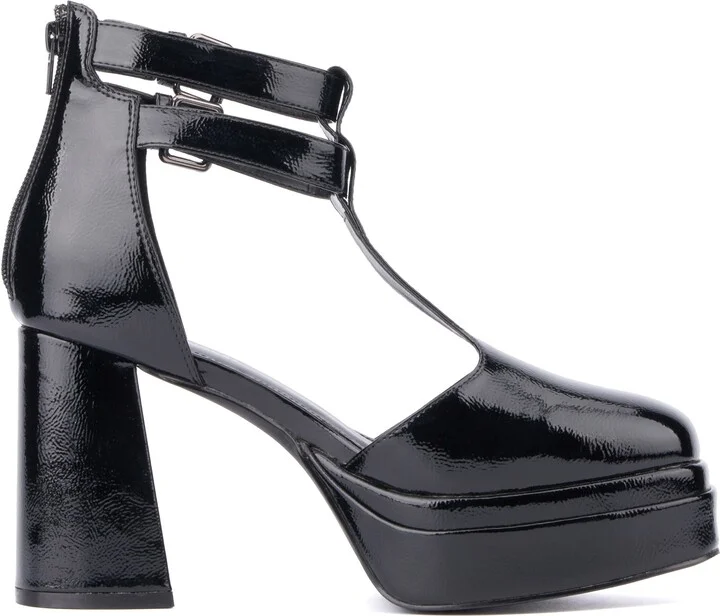 Maria Platform Ankle Strap Pump - Wide Width - Image 4