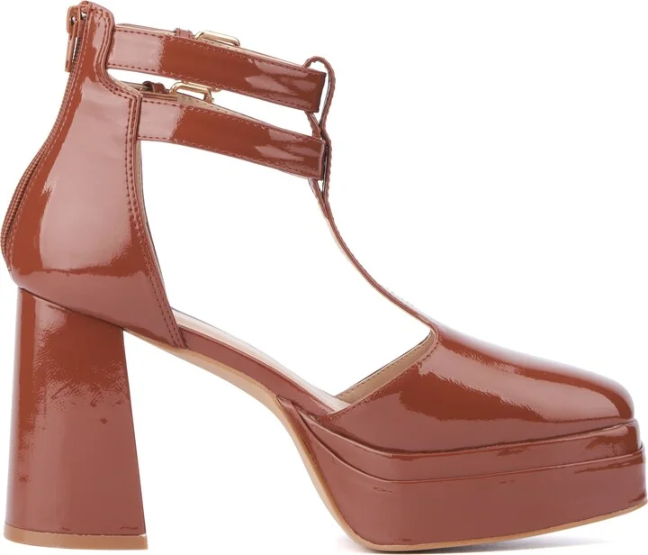 Maria Platform Ankle Strap Pump - Wide Width - Image 11