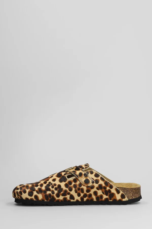 Maria Slipper-mule In Animalier Pony Skin - Image 3