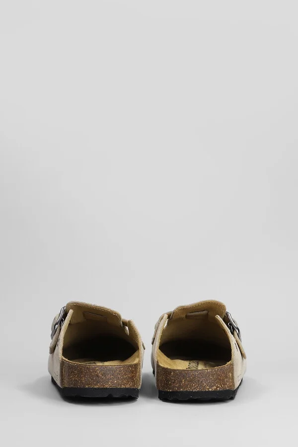 Maria Slipper-mule In Grey Suede - Image 4