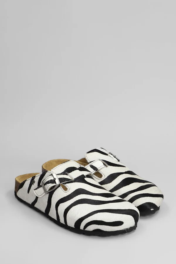 Maria Slipper-mule In White Pony Skin - Image 2