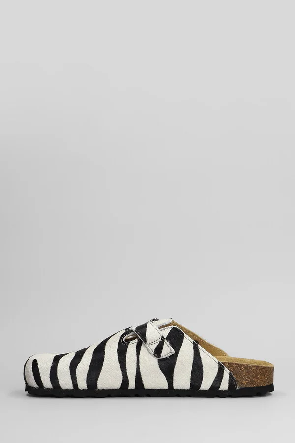 Maria Slipper-mule In White Pony Skin - Image 3
