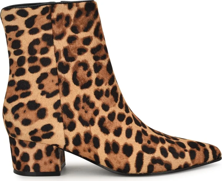 Maribu Leopard Print Genuine Calf Hair Bootie - Image 2