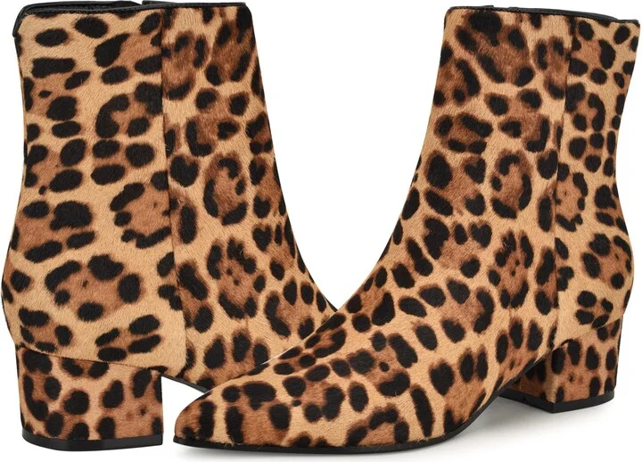 Maribu Leopard Print Genuine Calf Hair Bootie - Image 6