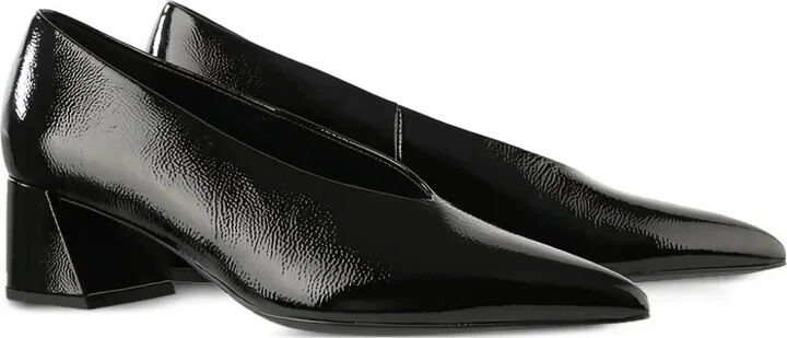 Marie block-heel patent pumps - Image 2