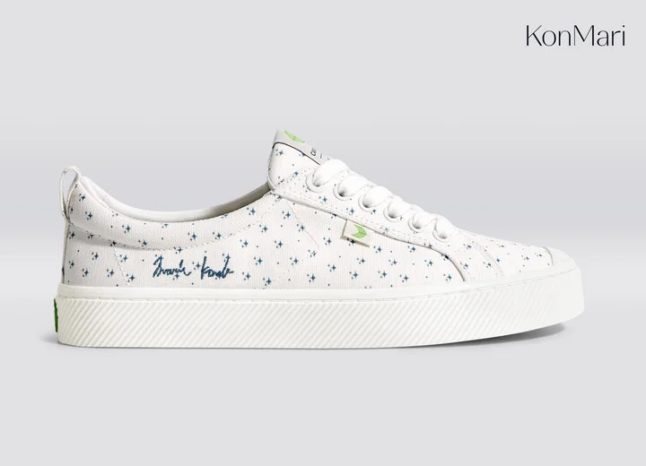 Marie Kondo OCA Low Off White Canvas Sneaker Men - Image 3