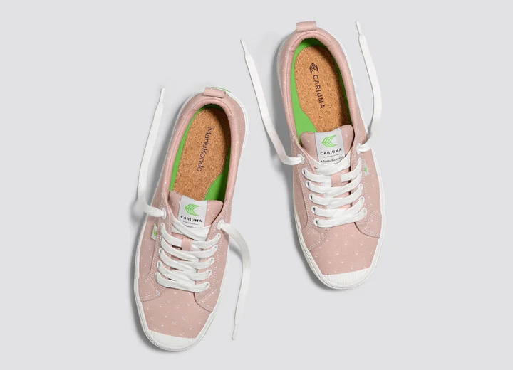Marie Kondo OCA Low Rose Canvas Contrast Thread Sneaker Men - Image 7