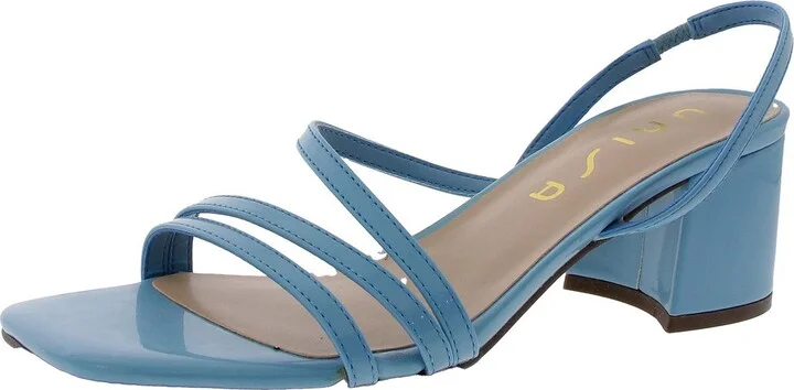 Marie Womens Stretch Patent Slingback Heels