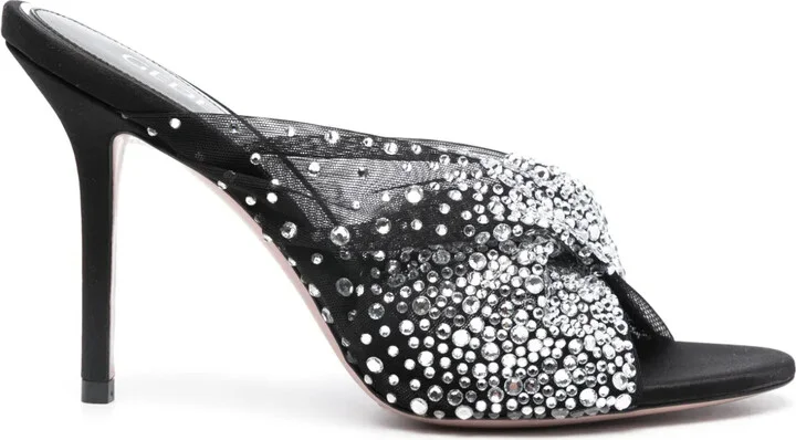 Mariel 100mm crystal-embellished sandals