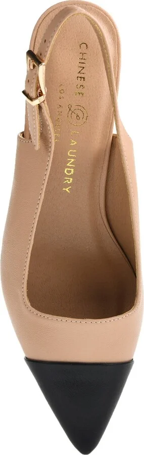 Mariella Slingback Pointed Cap Toe Pump - Image 3