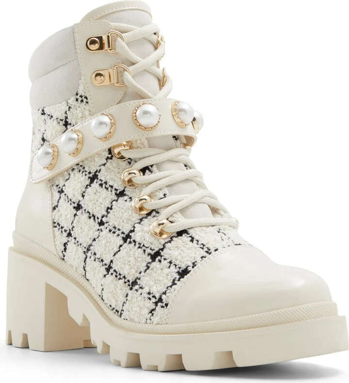 Mariette Tweed Platform Bootie