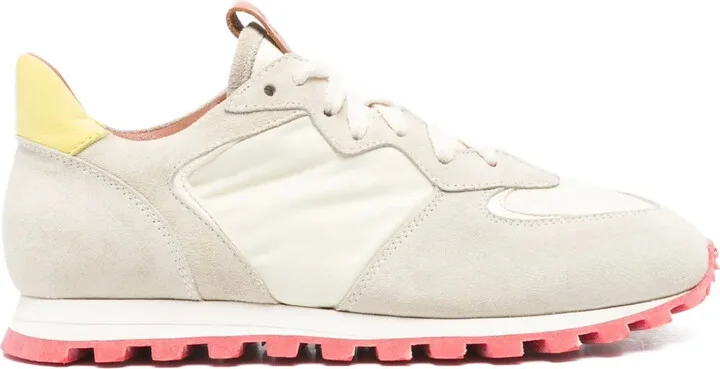 Marika suede panelled sneakers