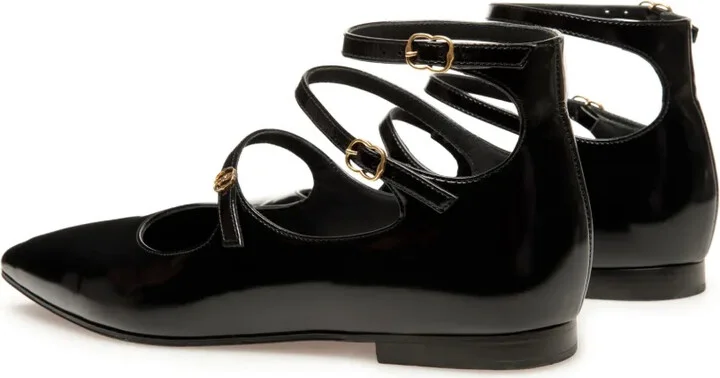 Marilou patent-leather ballerina shoes - Image 3