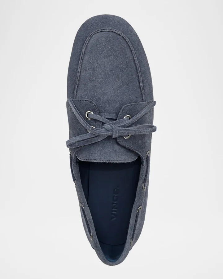 Marin Suede Boat Loafers - Image 3