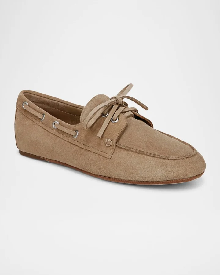 Marin Suede Boat Loafers - Image 5