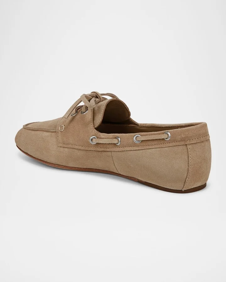 Marin Suede Boat Loafers - Image 6