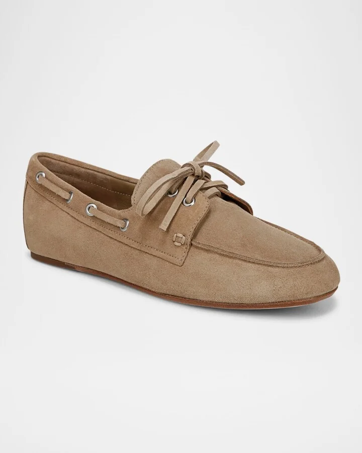 Marin Suede Boat Loafers - Image 7