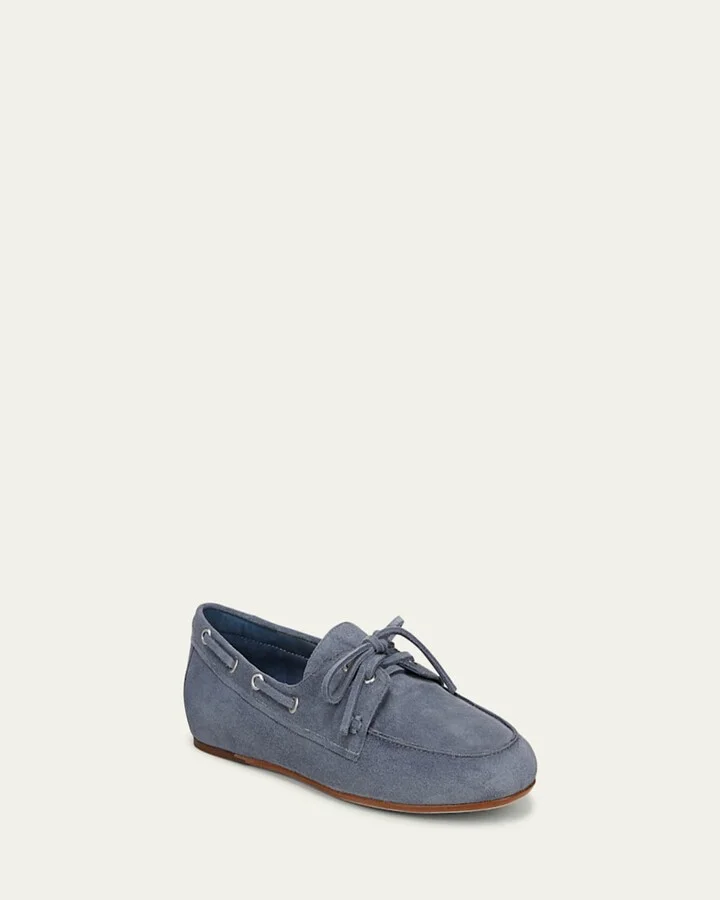 Marin Suede Boat Loafers - Image 4
