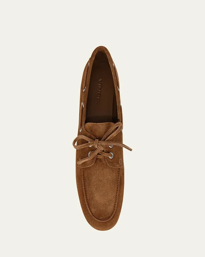 Marin Suede Boat Loafers - Image 6