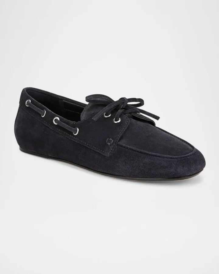 Marin Suede Boat Loafers - Image 3
