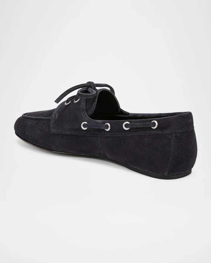 Marin Suede Boat Loafers - Image 4