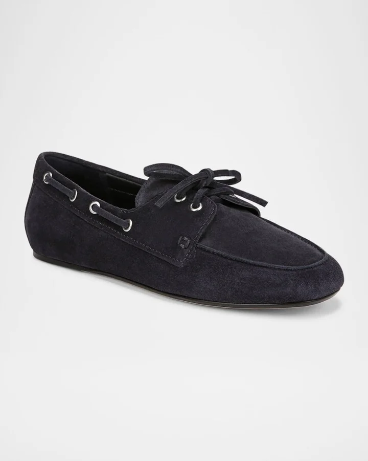 Marin Suede Boat Loafers - Image 5