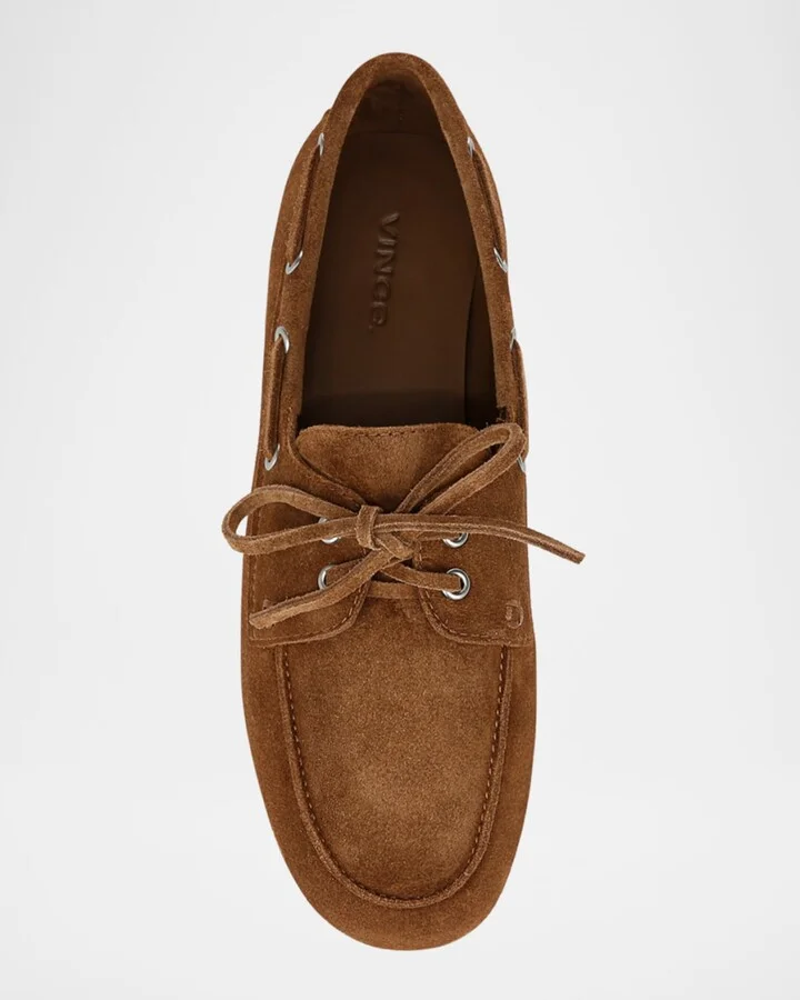 Marin Suede Boat Loafers - Image 9