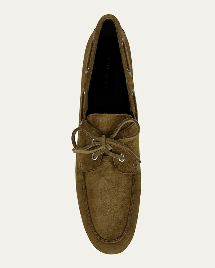 Marin Suede Boat Loafers - Image 2