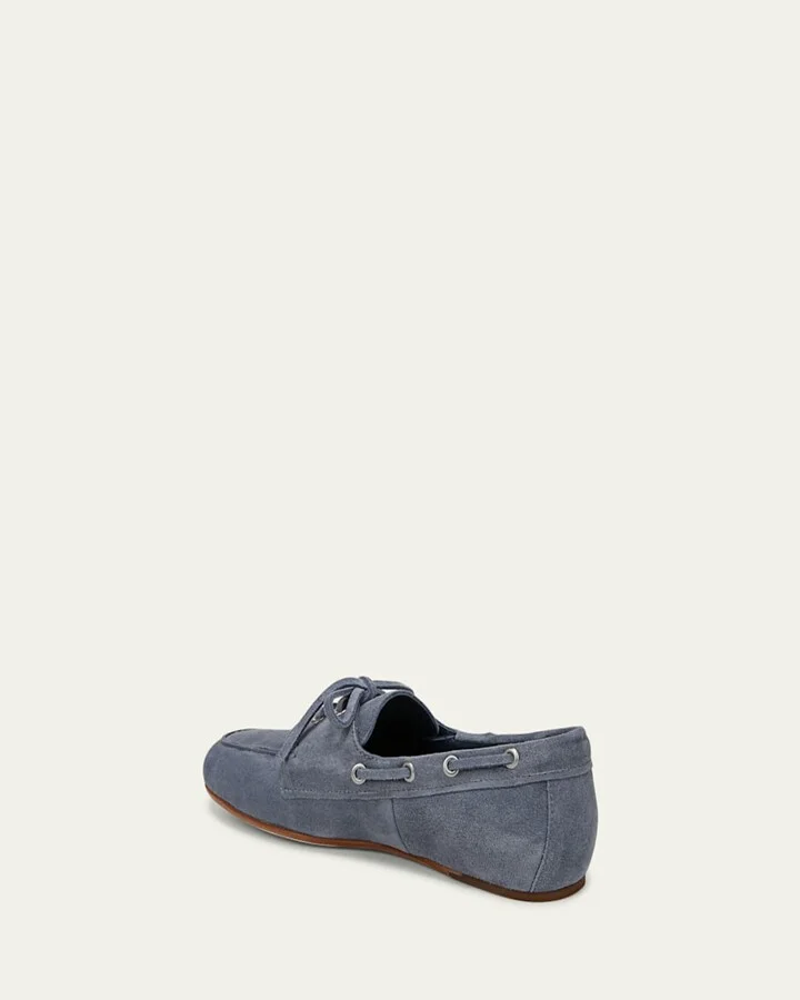 Marin Suede Boat Loafers - Image 5