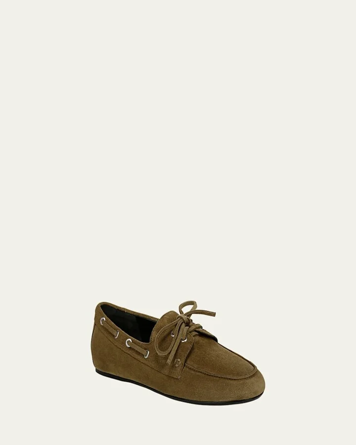 Marin Suede Boat Loafers - Image 6