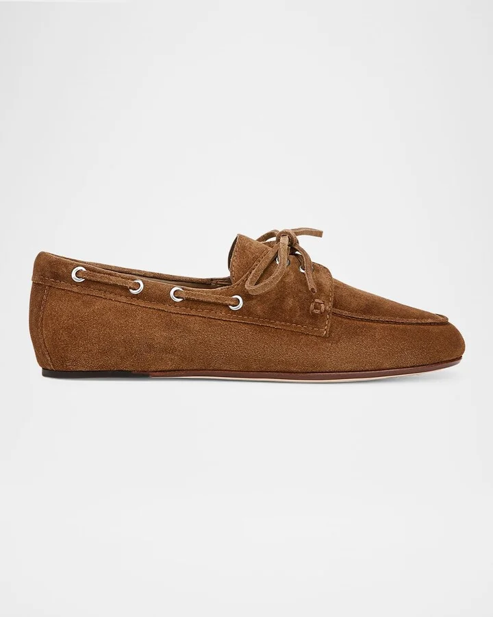 Elm Wood Brown Suede