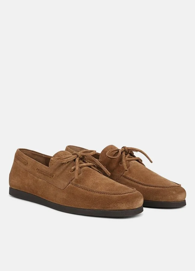 Marin Suede Lace-Up Loafer - Image 2