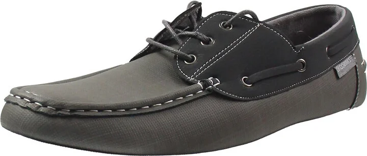 Marina Mens Lace-Up Faux Leather Loafers