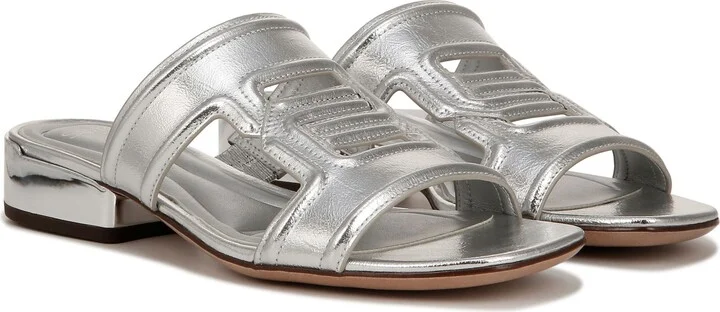 Marina Metallic Slide Sandal - Image 9
