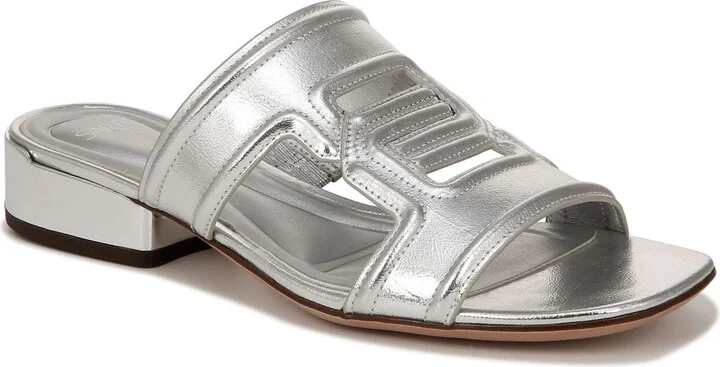 Marina Metallic Slide Sandal