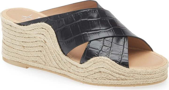 Marina Platform Wedge Slide Sandal