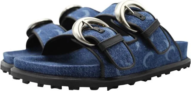 Marine Serre Denim Ms Ground Sandal Shoes - Image 4