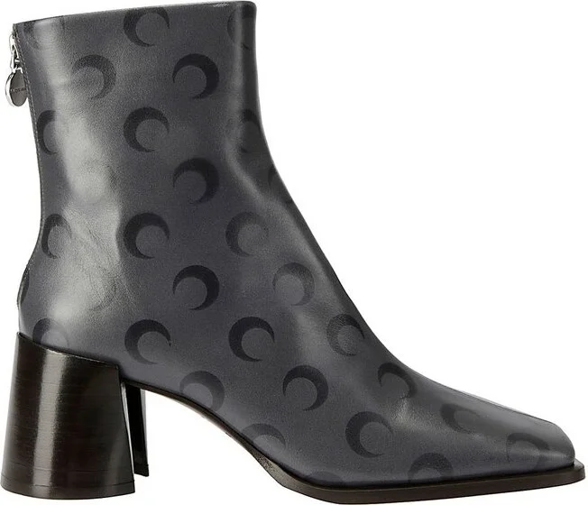 Marine Serre Moon Zipped Boots