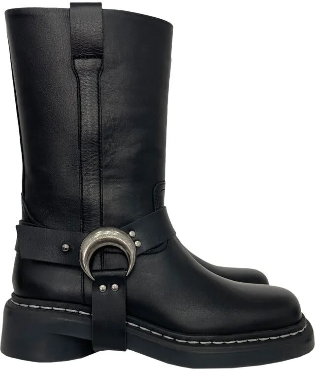 Marine Serre Motorcycle Boot Shoes