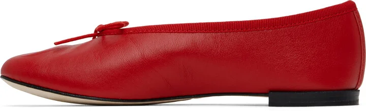 Marine Serre Red Repetto Edition Lilouh Soft Nappa Ballerina Flats - Image 3