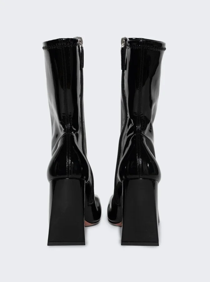 Marine Stretch Bootie Black Latex