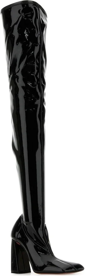 Marine Stretch Thigh High Boots - Image 2