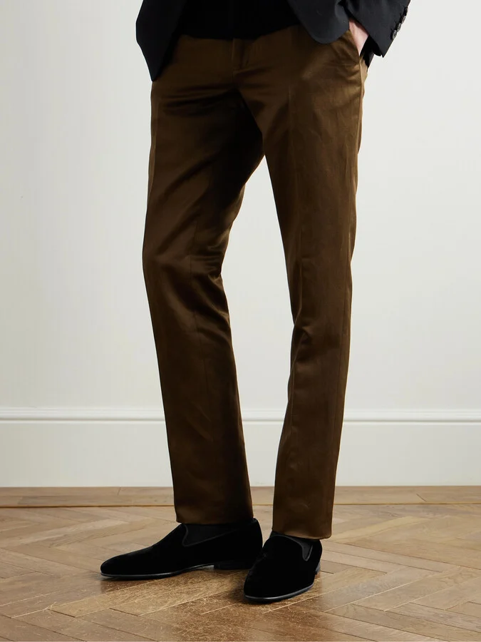Mario Grosgrain-Trimmed Velvet Loafers - Image 2