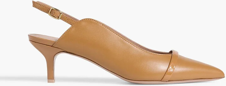 Marion 45 leather slingback pumps