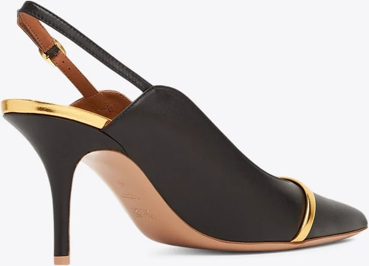 Marion 70 Slingback Pumps in Leather - Image 2