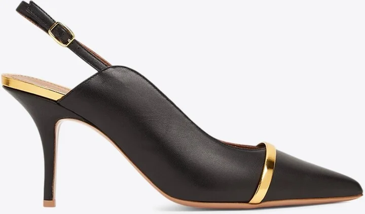 Marion 70 Slingback Pumps in Leather