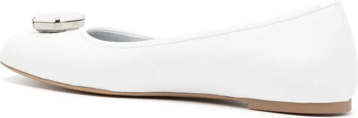 Marion leather ballerina shoes - Image 3