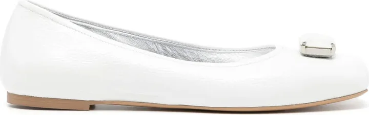 Marion leather ballerina shoes