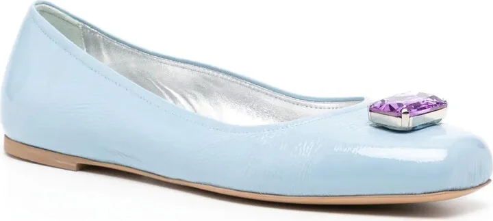 Marion Turquoise Jeweled Ballet - Image 2